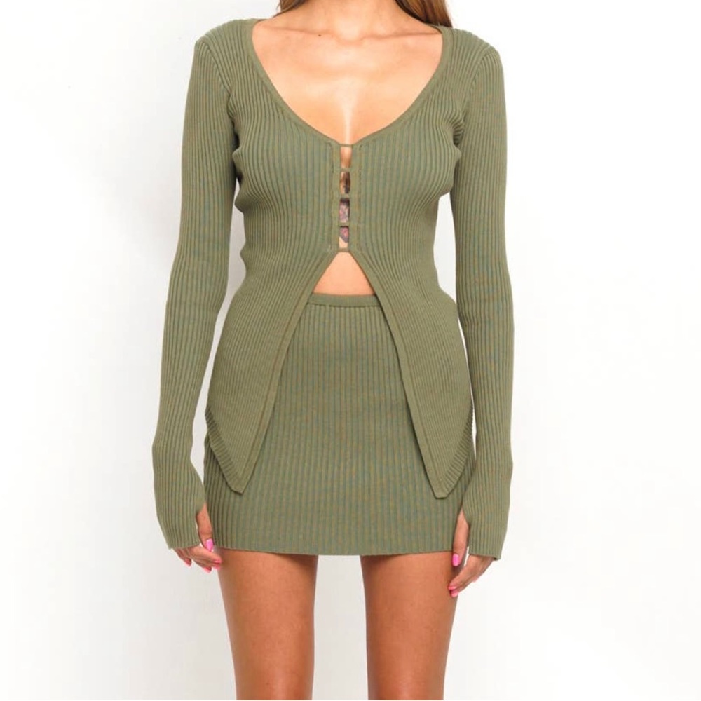 New Two Piece Skirt Set